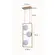 Pendente Ibba RET 3xE27 15CM Dourado Nordecor