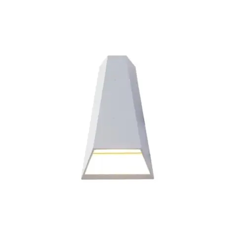 Arandela Led Mid 2X5W 3000K 10° IP65 Branca Bivolt Nordecor