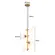 Pendente Romai Desa 4xG9 12CM Dourado Nordecor