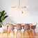 Pendente Romai Tes 8xG9 Dourado Nordecor