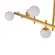 Pendente Romai Tes 8xG9 Dourado Nordecor