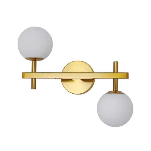 Arandela Romai 2G9 12CM Dourado Nordecor