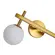 Arandela Romai 2G9 12CM Dourado Nordecor