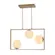 Pendente Ibba 3xE27 15CM Dourado Nordecor