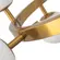 Pendente Romai Cin 9xG9 12CM Dourado Nordecor