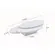 Arandela Led Wolle Oval 10W 3000K IP20 Branco Nordecor