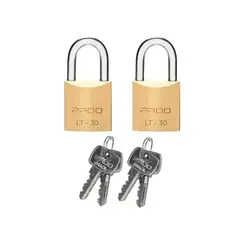 Cadeado SM 2 Latao 30mm C/ 4 Chaves Pado