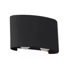 Arandela Led Ranne 4X3W 3000K IP65 Preto Nordecor