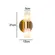 Arandela Neal 2G9 Dourado Fosco Nordecor