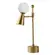 Abajur Mesa Teas 1G9 1XMR16 10cm Dourado Fosco Nordecor