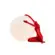 Abajur Mesa Mez Oli 1E27 Vermelho Bivolt Nordecor
