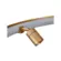 Pendente Led Lilla 60CM C/3M 3X3W 39W 3000K Ouro Fosco Nordecor