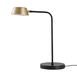 Abajur Led Mesa Zavi 7W 3000K Ouro Fosco Nordecor