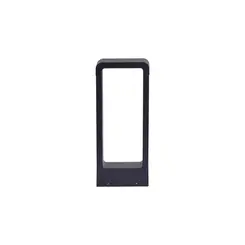 Luminaria Led Jardim Ronu Ip66 40Cm 10W 3000K Preto Nordecor