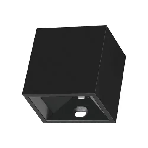 Mini Arandela Led Leni 2W 3000K IP65 Preta Nordecor