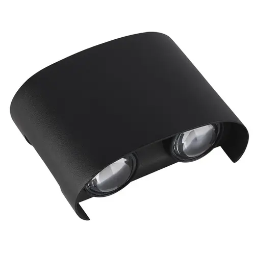 Arandela Led Yori 4W 3000K IP65 ABS Preto Nordecor