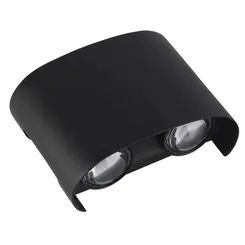 Arandela Led Yori 4W 3000K IP65 ABS Preto Nordecor