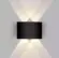Arandela Led Yori 4W 3000K IP65 ABS Preto Nordecor