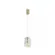 Pendente Led Roz 2X5W 3000K Dourado Fosco Nordecor