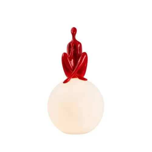 Abajur Mesa Mez In 1E27 Vermelho Bivolt Nordecor