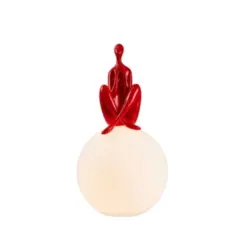Abajur Mesa Mez In 1E27 Vermelho Bivolt Nordecor
