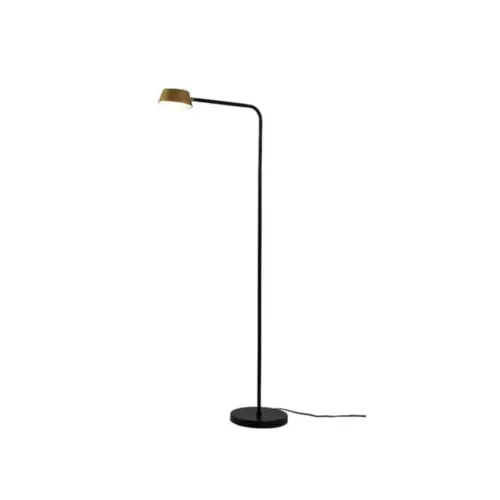Abajur Led Coluna Zavi 7W 3000K Ouro Fosco Nordecor