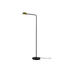 Abajur Led Coluna Zavi 7W 3000K Ouro Fosco Nordecor