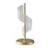 Abajur Mesa Led Ruban 9W 3000K Dourado Fosco Nordecor
