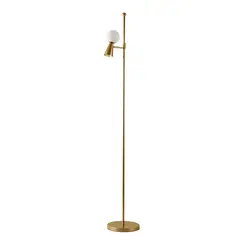 Abajur Coluna Teas 1G9 1MR16 10cm Dourado Fosco Nordecor