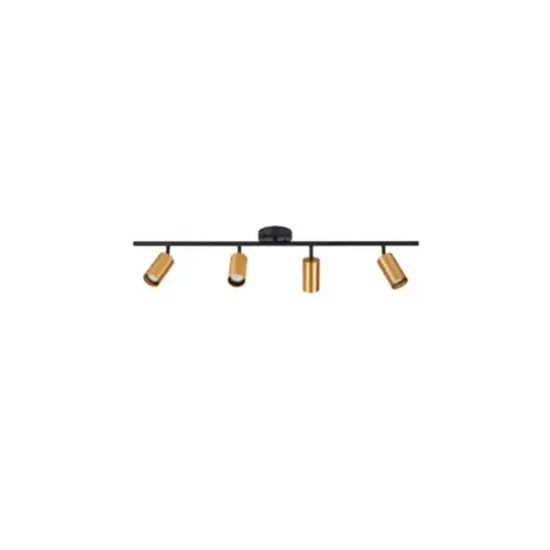 Spot de Sobrepor Kalla 4xMR16 Dourado e Preto Nordecor