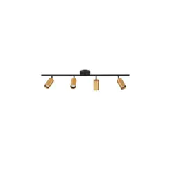 Spot de Sobrepor Kalla 4xMR16 Dourado e Preto Nordecor