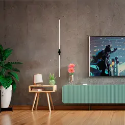 Arandela Led Lina 13W 3000K Preto Nordecor