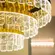 Pendente Led Zylo 3 Mod 105W 3000K 39x85cm Dourado Brilho Nordecor