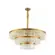 Pendente Led Zylo 3 Mod 105W 3000K 39x85cm Dourado Brilho Nordecor