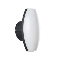 Arandela Led Pako Oval 2W+5W 3000K IP65 Preto Nordecor