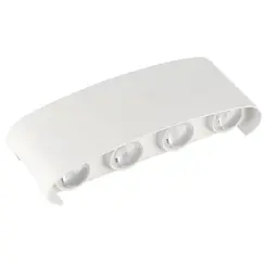 Arandela Led Yori 8W 3000K IP65 ABS Branco Nordecor