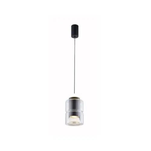 Pendente Led Roz 2X5W 3000K Preto Nordecor