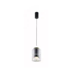 Pendente Led Roz 2X5W 3000K Preto Nordecor