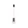 Pendente Led Roz 2X5W 3000K Preto Nordecor