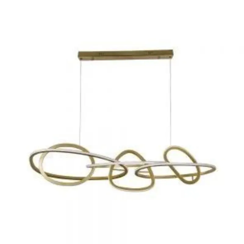 Pendente Led Jeda 83W 3000K Ouro Champagne Nordecor