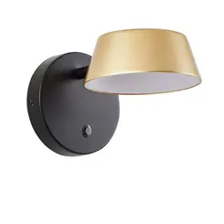 Arandela Led Zavi ONI 7W 3000K Ouro Fosco Nordecor