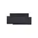 Arandela Led Wolle Quadrada 10W 3000K IP20 Preto Nordecor