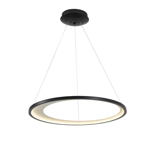 Pendente Led Zahal 62CM 39W 3000K Preto Nordecor