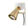 Abajur Mesa Teas 1G9 1MR16 10cm Dourado Fosco/Preto Nordecor