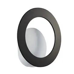 Arandela Led Kote Com 12W 3000K Preto/Branco Nordecor
