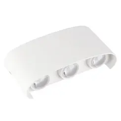 Arandela Led Yori 6W 3000K IP65 ABS Branco Nordecor