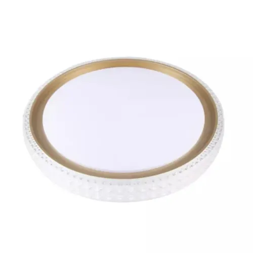 Plafon Led Kenle Sob Red Dimerizavel 3K/ 4K/ 6500K 36W 50CM com Controle Dourado Nordecor