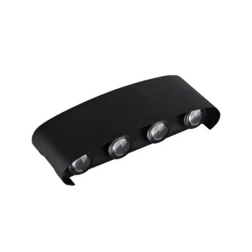 Arandela Led Yori 8W 3000K IP65 ABS Preto Nordecor