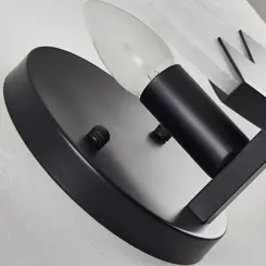 Arandela Magi E14 Preto Nordecor