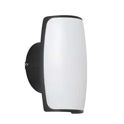 Arandela Led Pako Quadrado 2W+5W 3000K IP65 Preto Nordecor